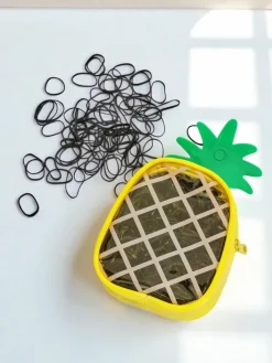 Dziewczęce|Akcesoria Do Włosów^Royalfashion Wielokolorowe gumeczki silikonowe Ananas czarny