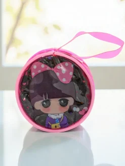 Dziewczęce|Akcesoria Do Włosów^Royalfashion Wielokolorowe gumeczki silikonowe w ozdobnym opakowaniu czarny