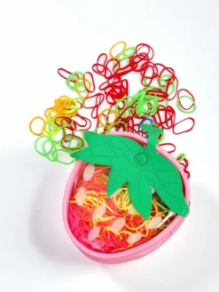 Dziewczęce|Akcesoria Do Włosów^Royalfashion gumeczki silikonowe Truskawka Wielokolorowe