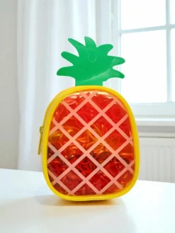 Dziewczęce|Akcesoria Do Włosów^Royalfashion Wielokolorowe gumeczki silikonowe Ananas różowy