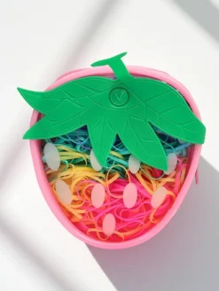 Dziewczęce|Akcesoria Do Włosów^Royalfashion gumeczki silikonowe Truskawka Wielokolorowe