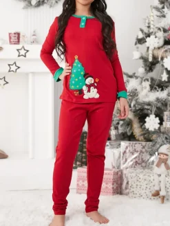 Bielizna|Piżamy^Royalfashion Świąteczna dziecięca piżama z printem