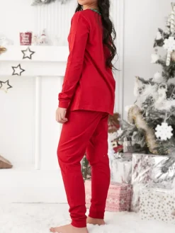 Bielizna|Piżamy^Royalfashion Świąteczna dziecięca piżama z printem