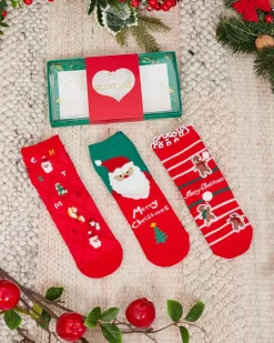 Skarpetki^Royalfashion Świąteczne dziecięce skarpetki w pudełku 3/pak