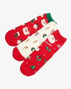 Skarpetki^Royalfashion Świąteczne skarpetki w pudełku 3/pak