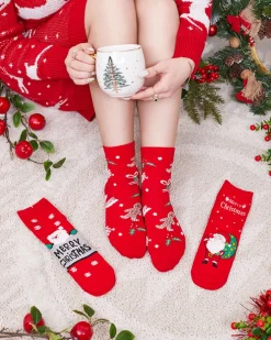 Skarpetki^Royalfashion Świąteczne skarpetki w pudełku 3/pak