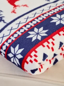 Koce^Royalfashion Świąteczny koc narzutka 160x200 Wielokolorowe