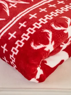 Koce^Royalfashion Świąteczny koc narzutka 200x220 Wielokolorowe