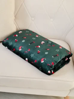 Koce^Royalfashion Świąteczny koc narzutka 160x200 Wielokolorowe