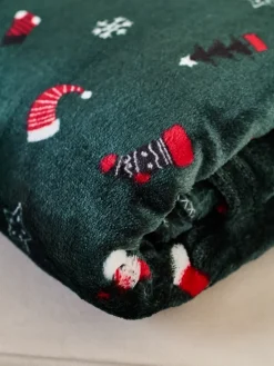 Koce^Royalfashion Świąteczny koc narzutka 160x200 Wielokolorowe