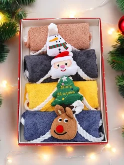Akcesoria|Ręczniki^Royalfashion Świąteczny komplet ręczników Happy Xmas