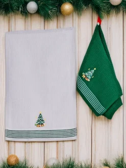 Akcesoria|Ręczniki^Royalfashion Świąteczny komplet ręczników Happy New Year