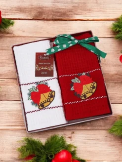 Akcesoria|Ręczniki^Royalfashion Świąteczny komplet ręczników Happy New Year