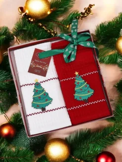 Akcesoria|Ręczniki^Royalfashion Świąteczny komplet ręczników Happy New Year