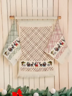 Ściereczki^Royalfashion Świąteczny komplet 3 ściereczek kuchennych