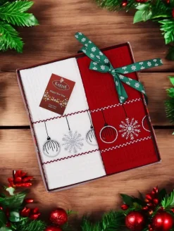 Akcesoria|Ręczniki^Royalfashion Świąteczny komplet ręczników Happy New Year