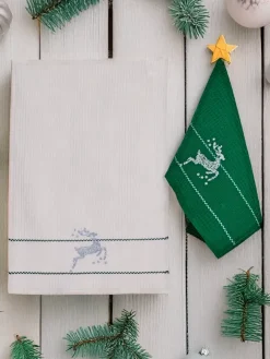 Akcesoria|Ręczniki^Royalfashion Świąteczny komplet ręczników Happy New Year