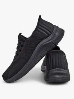 Ugc|Bieganie, Ćwiczenia I Trening^Royalfashion Wsuwane damskie materiałowe buty sportowe Arrate czarny