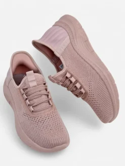 Ugc|Bieganie, Ćwiczenia I Trening^Royalfashion Wsuwane damskie materiałowe buty sportowe Arrate różowy