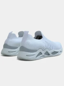 Sneakersy^Royalfashion Wsuwane sneakersy damskie Vitore biały