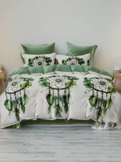 180 X 200 Cm^Royalfashion Wzorzysta pościel 180x200 komplet 3 CZĘŚCI