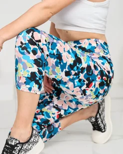 Spodenki 3/4|Legginsy / Tregginsy^Royalfashion Wzorzyste damskie legginsy 3/4 różowy