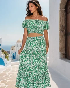 Komplety Damskie^Royalfashion Wzorzysty komplet damski Wielokolorowe