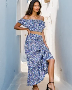 Komplety Damskie^Royalfashion Wzorzysty komplet damski Wielokolorowe