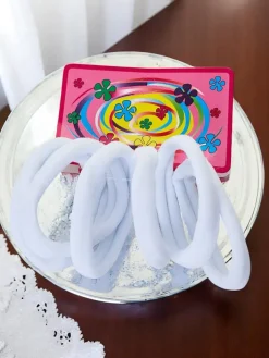 Akcesoria Do Włosów^Royalfashion Zestaw 6 ch gumek do włosów Colora biały