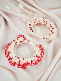 Akcesoria Do Włosów^Royalfashion Zestaw 2 gumek do włosów z printem Duettia