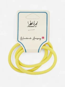 Akcesoria Do Włosów^Royalfashion Zestaw 3 gumek do włosów Alabam żółty