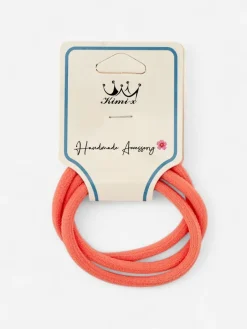 Akcesoria Do Włosów^Royalfashion Zestaw 3 gumek do włosów Alabam Koral