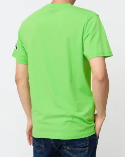 Bluzki^Royalfashion męski t-shirt z nadrukiem zielony