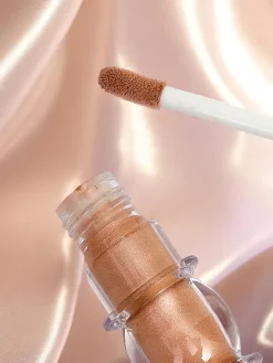 Twarz^Royalfashion Rozświetlacz do twarzy w płynie z pędzelkiem Sunset Kiss