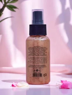 Twarz^Royalfashion Rozświetlająca mgiełka do twarzy i ciała z brokatem Glow Shimmer Spray MoonLight