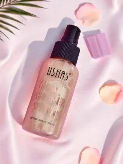 Twarz^Royalfashion Rozświetlająca mgiełka do twarzy i ciała z brokatem Glow Shimmer Spray Galaxy Princess