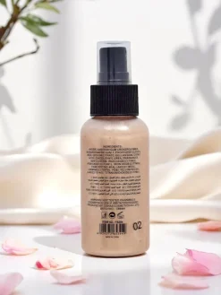 Twarz^Royalfashion Rozświetlająca mgiełka do twarzy i ciała z brokatem Glow Shimmer Spray Galaxy Princess