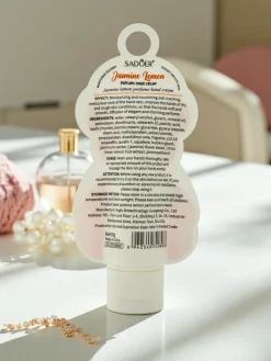 Dłonie^Royalfashion Sadoer Aurelia Jasmine Lemon perfumowany krem do rąk 50 ml miś