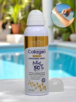 Ciało^Royalfashion Sadoer Krem przeciwsłoneczny w sprayu 50 SPF z kolagenem