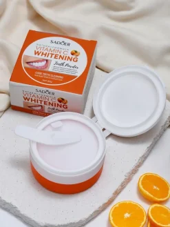 Higiena I Zdrowie^Royalfashion Sadoer Wybielający puder do zębów usuwający przebarwienia po kawie, herbacie i tytoniu z Wit C