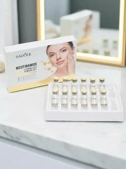 Twarz|Twarz^Royalfashion Sadoer Zestaw Lyofilizowanego Pudru Nikotynamidu i Witaminy C