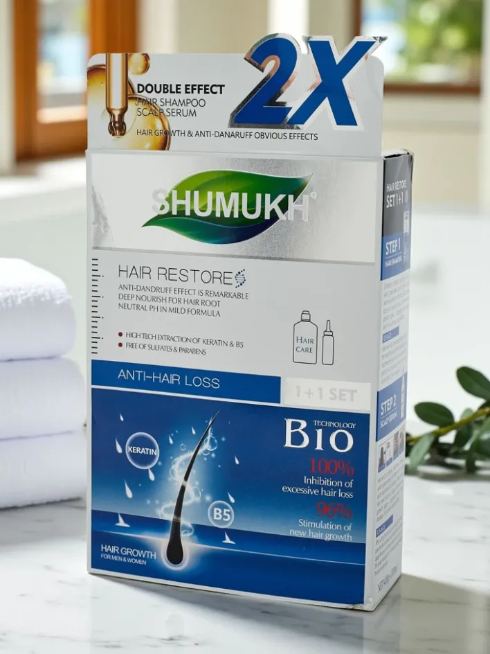 Włosy^Royalfashion Shumukh Szampon i Serum do wosów 2w1- przeciwłupieżowy