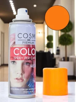 Włosy^Royalfashion Spray Koloryzujący Lakier do włosów Pomarańczowy