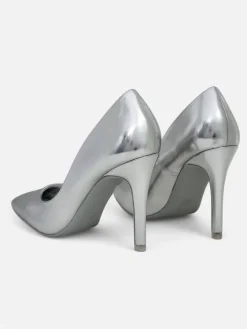 Szpilki|Klasyczne^Royalfashion Srebrne Szpilki Elegante srebrny