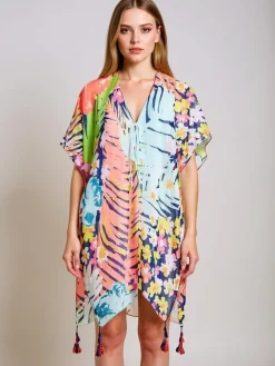 Narzutka Plażowa|Bluzki / Koszule / Koszulki^Royalfashion Sukienka Pareo Ariadne Multicolor – Letni Styl Boho Wielokolorowe