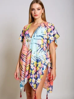 Narzutka Plażowa|Bluzki / Koszule / Koszulki^Royalfashion Sukienka Pareo Ariadne Multicolor – Letni Styl Boho Wielokolorowe