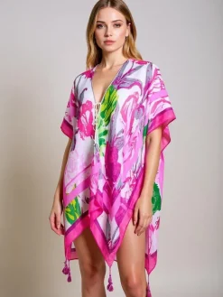 Narzutka Plażowa|Bluzki / Koszule / Koszulki^Royalfashion Sukienka Pareo Hera Fiore od – , uniwersalne Wielokolorowe