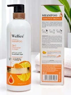 Włosy^Royalfashion Szampon do włosów- 2w1 z Witaminą C i kolagenem