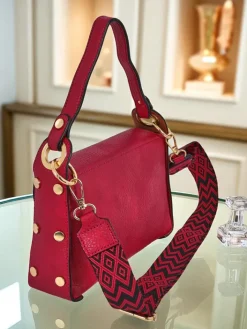 Małe Torebki^Royalfashion Torebka damska fuksjowa Minerva skóra ekologiczna na ramię i crossbody Fuksjowy