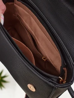 Małe Torebki^Royalfashion Torebka damska z eko skóry Sofia Blace czarny